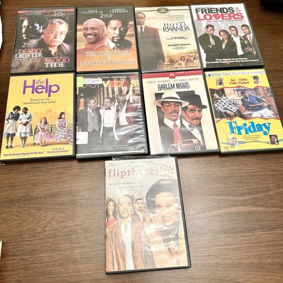 Lot 9 DVD Movies Friday Harlem Nights The Help Ice Cube Morgan Freeman Cheadle - Picture 1 of 14